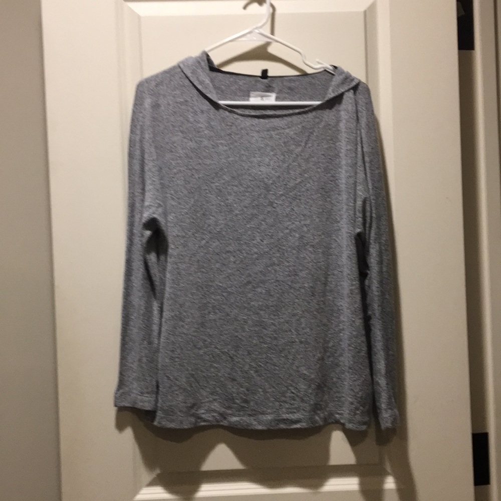 LOFT Lou & Grey boxy pullover hoodie round neck long sleeves super soft size 2X